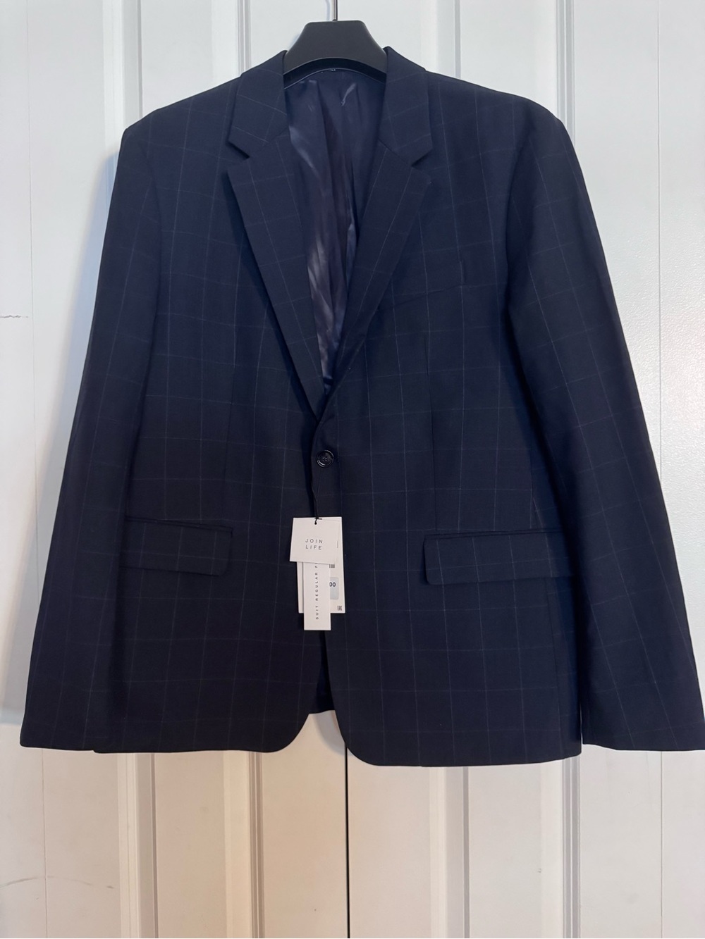 Zara Men's dark blue check suit jacket 2
Buttons Size 54 - Picture 2 of 13